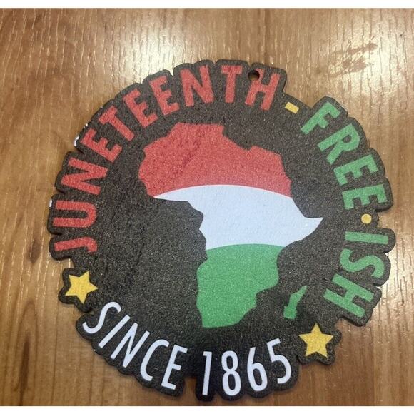 Juneteenth Wooden Ornament New - Picture 1 of 2